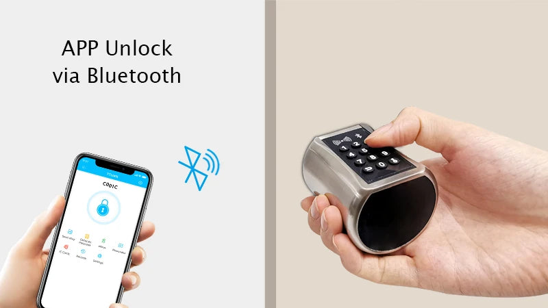 Wasserdichtes TTLock Bluetooth Zylinderschloss