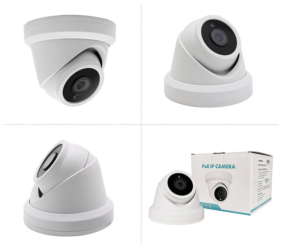 Anpviz 8MP POE IP Camera Outdoor Security 4K Video Surveillance Turret Camera Motion Detection P2P View Danale APP Built-in Mic