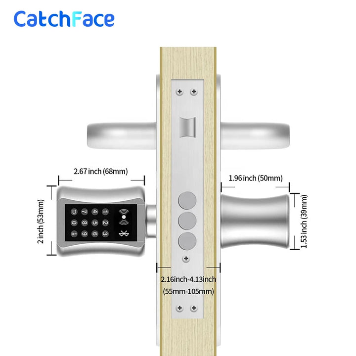 Wasserdichtes TTLock Bluetooth Zylinderschloss