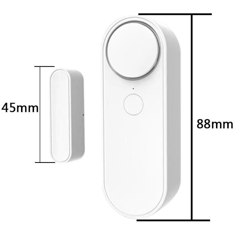 Tuya WiFi Door Sensor Smart Home Security Alarm System Independence Alert Scene 90dB Siren APP Reminder Function Easy Install