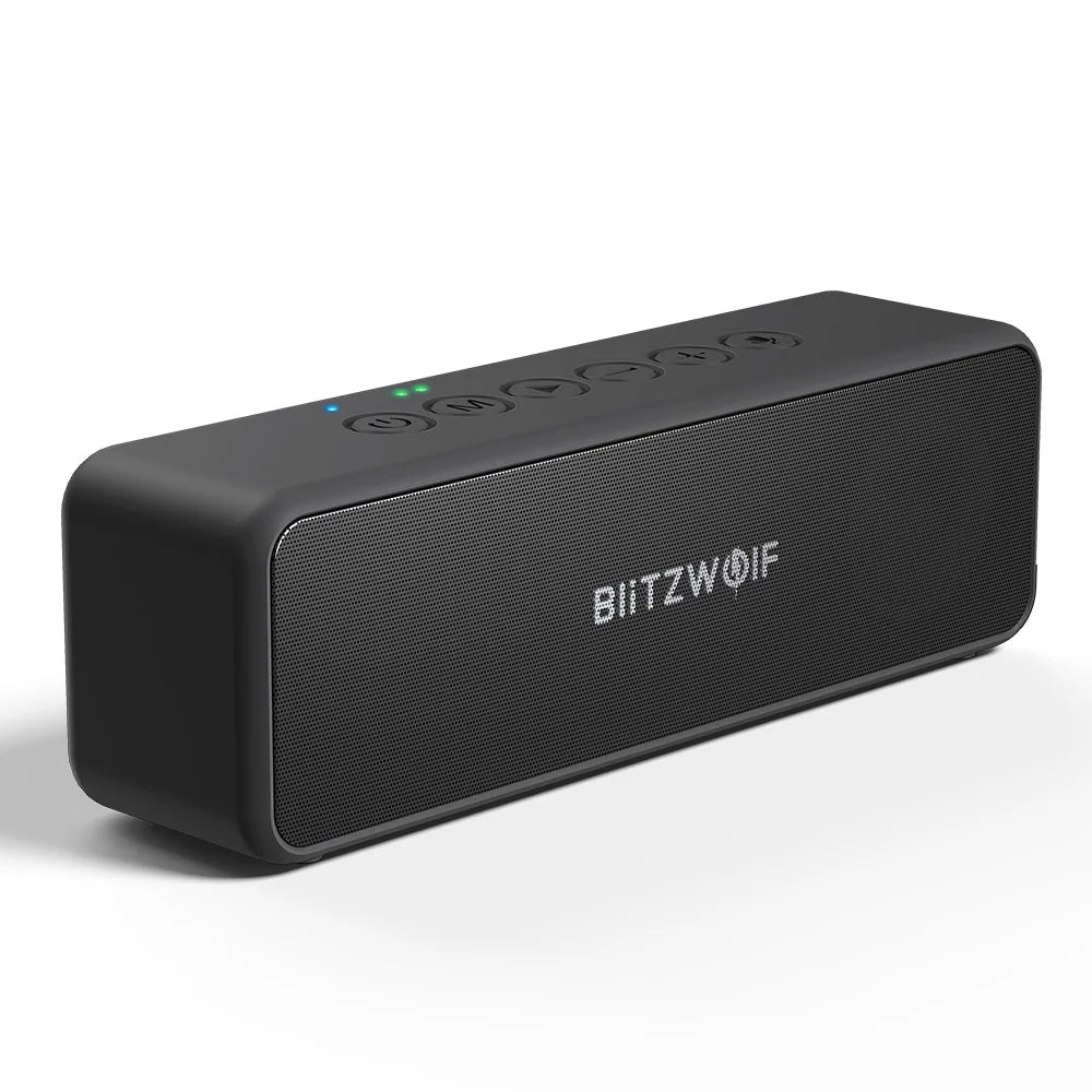 BlitzWolf 30W Wireless Speaker Portable bluetooth Speaker 3600mAh Double Drivers Bass TWS Stereo IPX6 Waterproof TF Card AUX