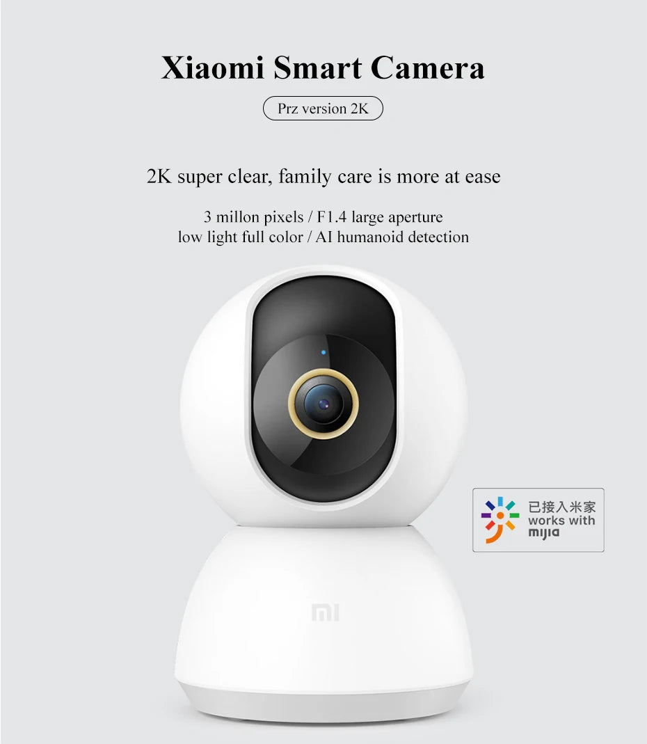 Xiaomi Mijia Smart Camera 2K 1296P HD