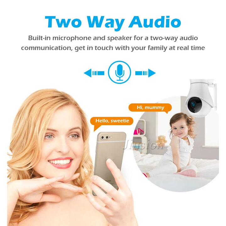 Mini WiFi Camera 1080P for Home &amp; Baby Monitoring