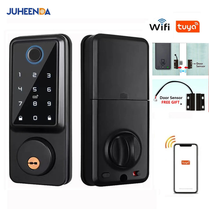 WiFi Smart Door Lock with Fingerprint Sensor and PIN Code*