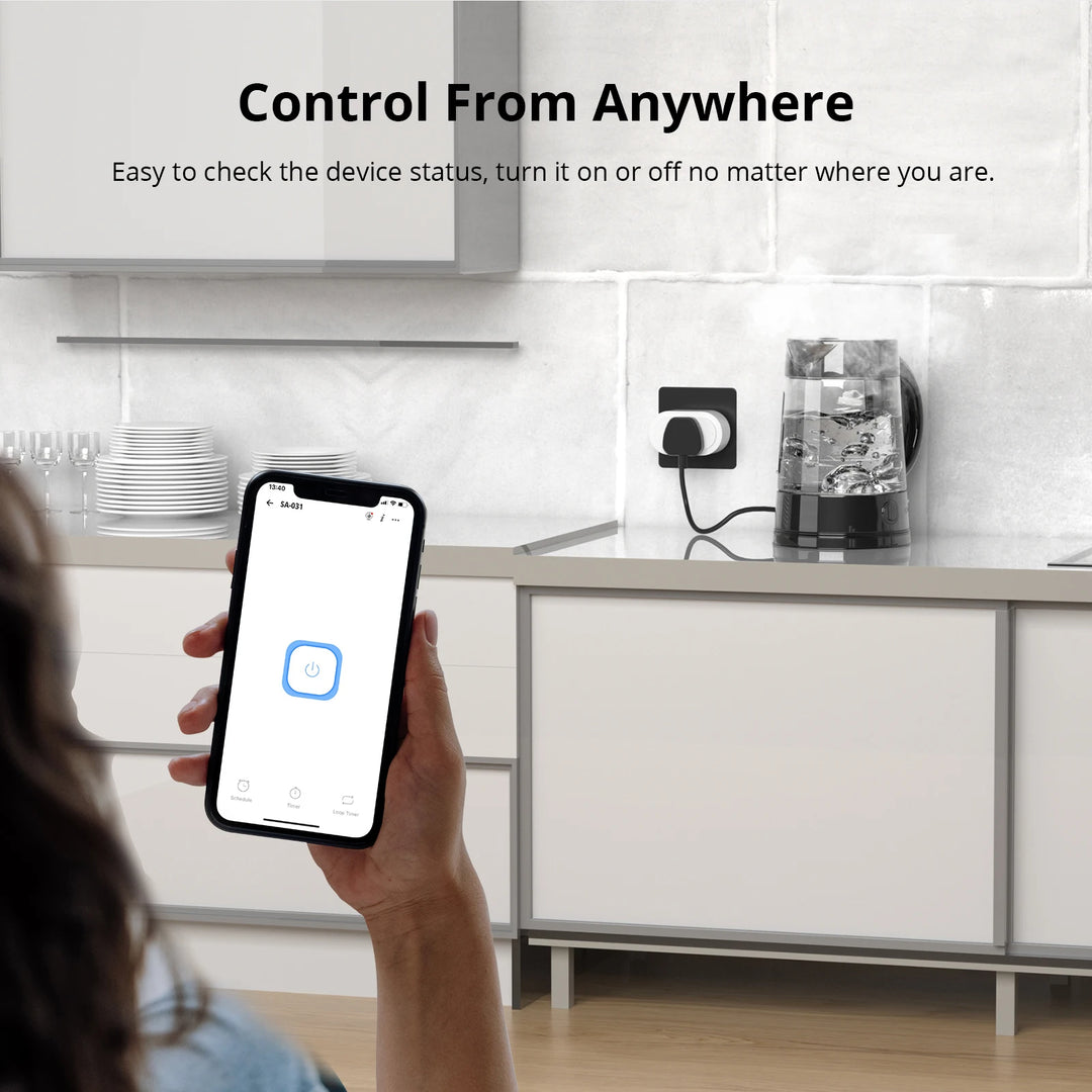 1-10 Stück 15A WiFi Smart Plug – Intelligente Steckdose für Smart Home mit Fernbedienung