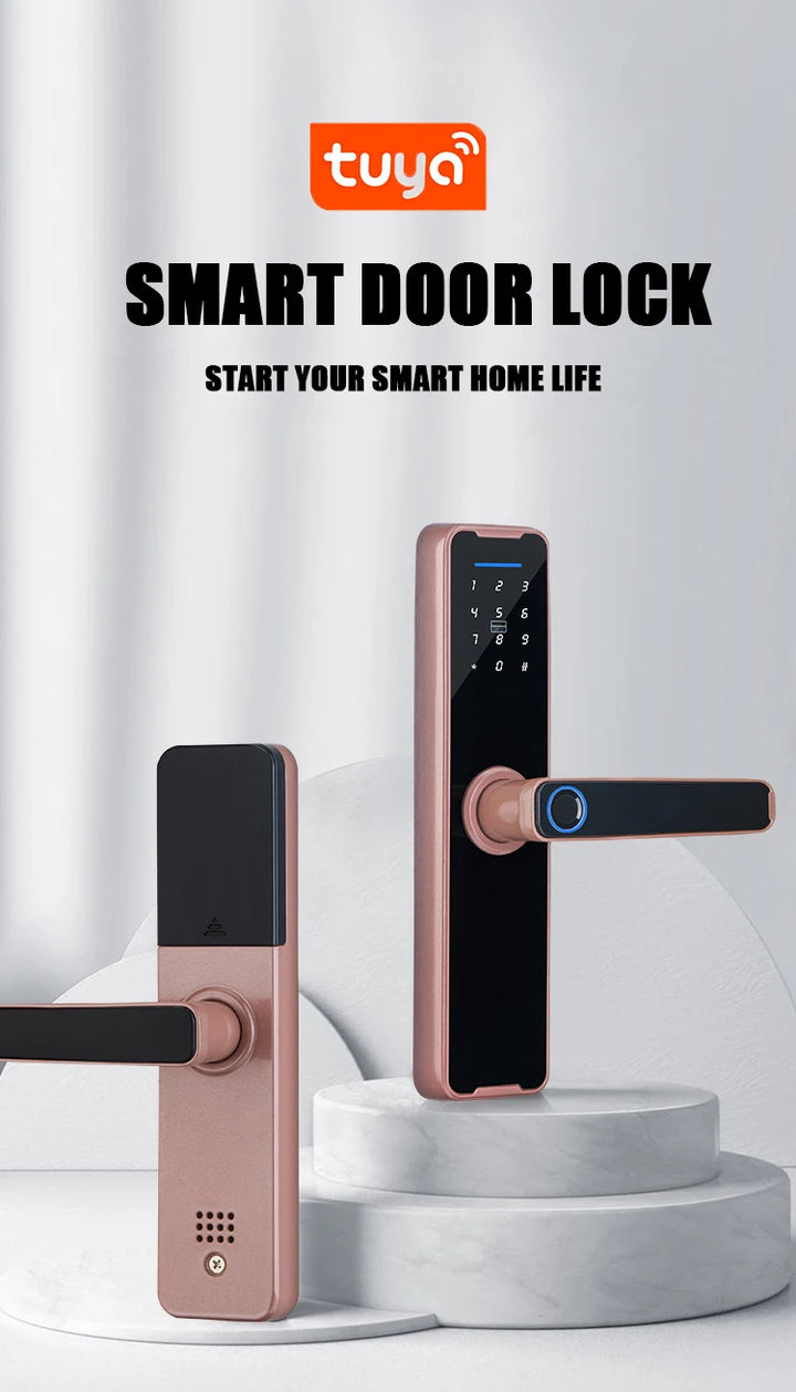 Electronic Smart Door Lock with Fingerprint and Password