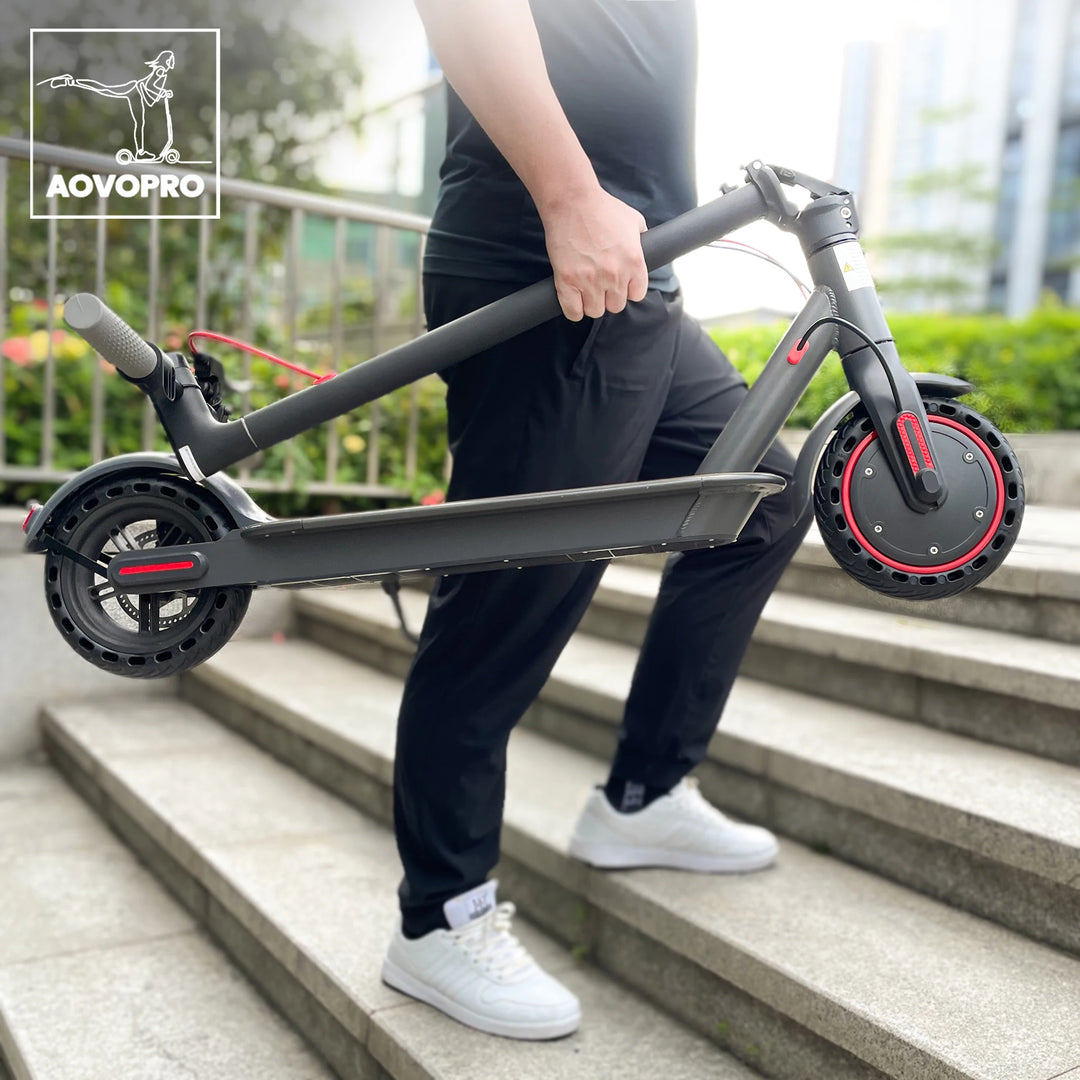 AOVOPRO ES80 M365 Electric Scooter 350W 31km/h APP Smart Adult Scooter Shock Absorption Anti-skid Folding Electric Scooter