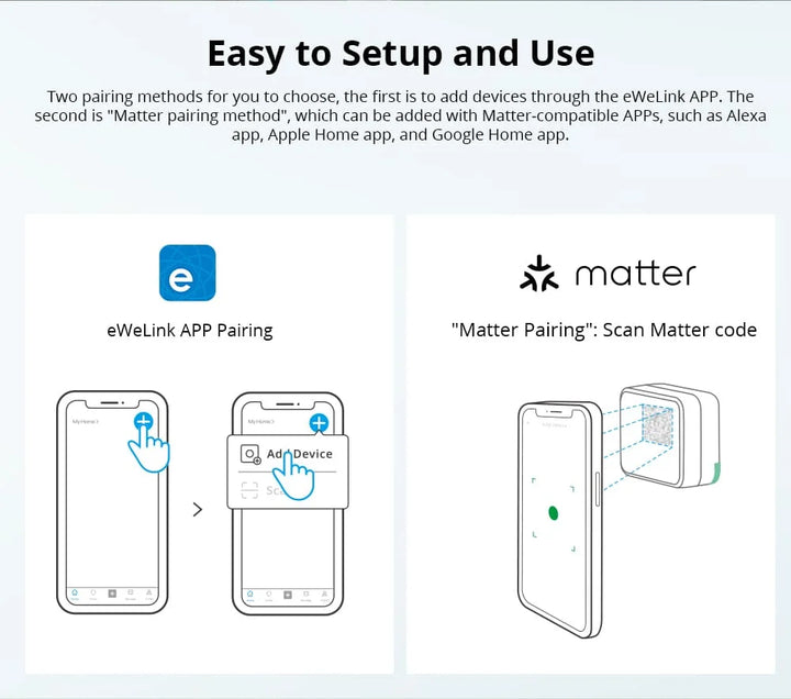 SONOFF MINIR4M Matter MINIR4 Wifi Smart Switch Mini Home Automation Module Local Connection For Alexa Google Home SmartThings