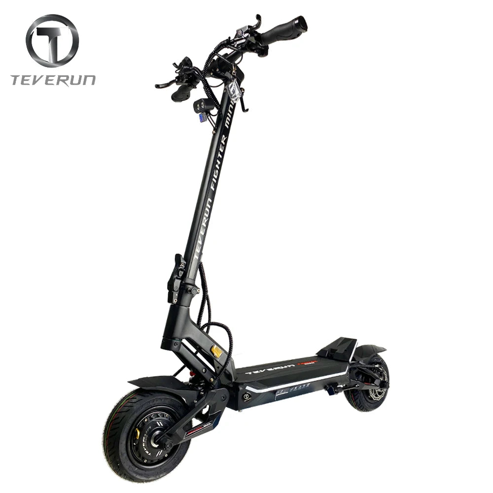 In Stock Teverun Fighter Mini 52V 20.8Ah Smart BMS APP Version Dual Motor 2*1000W Top Speed 60km/h Teverun Mini Scooter