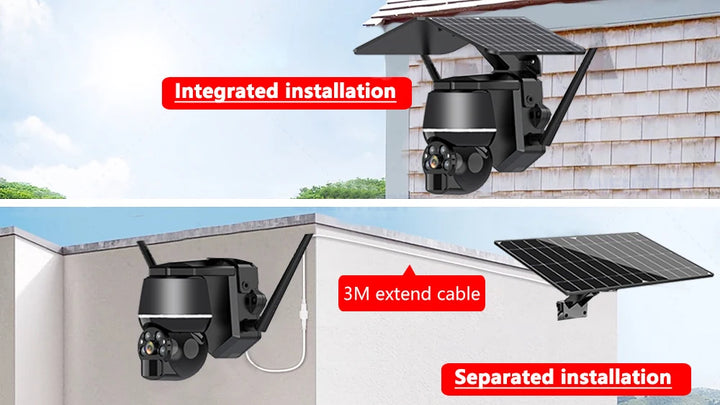 5MP 4G Solar Überwachungskamera mit PTZ und Akku