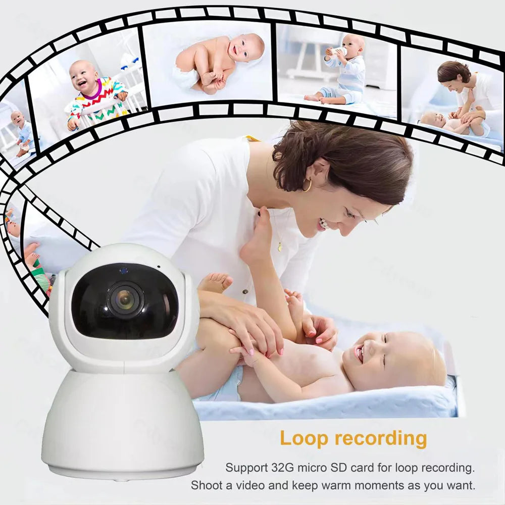 5-inch HD baby monitor with 1080P camera