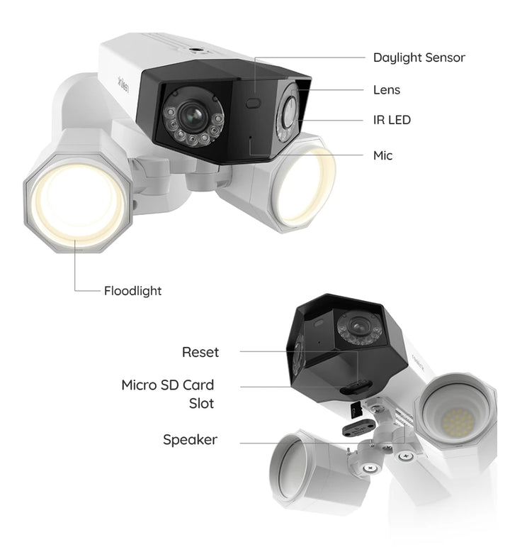 Caméra de sécurité 4K à double objectif PoE Reolink Duo 2 