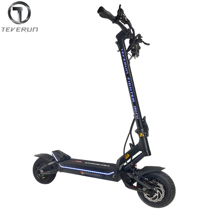 In Stock Teverun Fighter Mini 52V 20.8Ah Smart BMS APP Version Dual Motor 2*1000W Top Speed 60km/h Teverun Mini Scooter