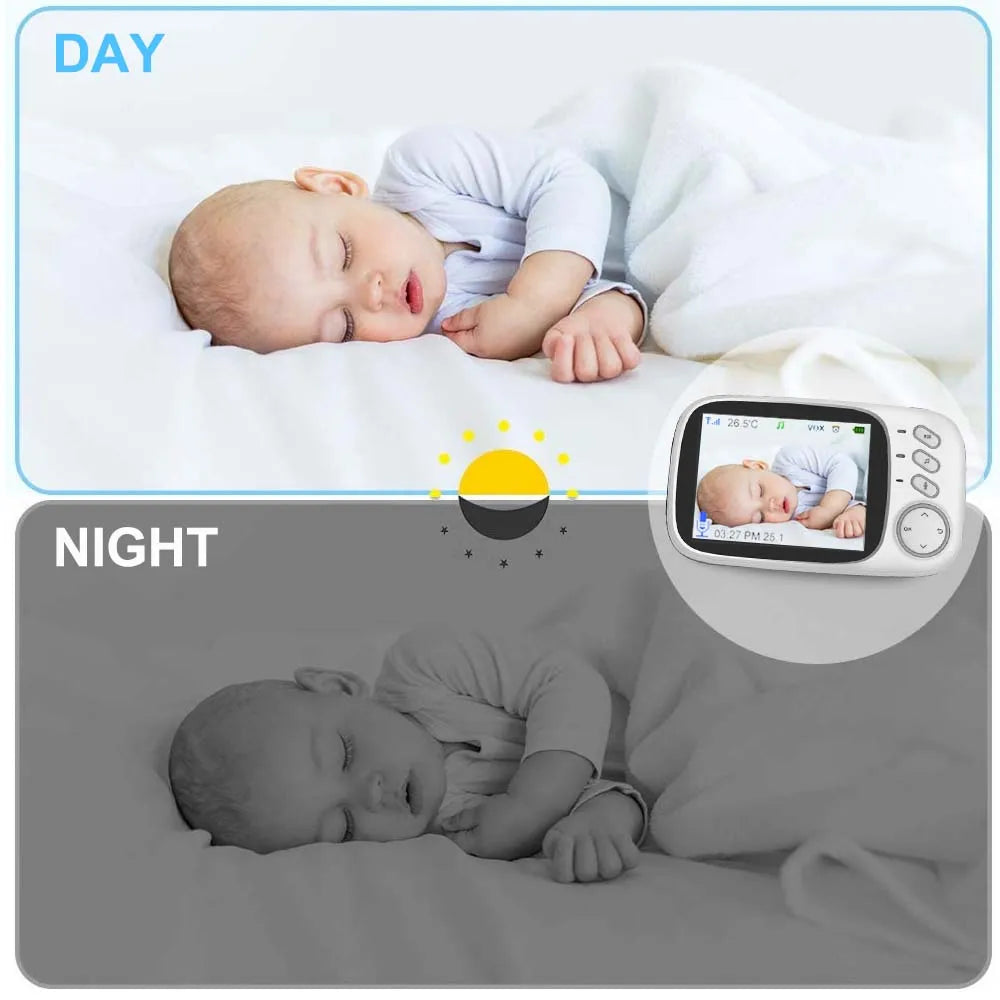 3.5" Video Baby Monitor