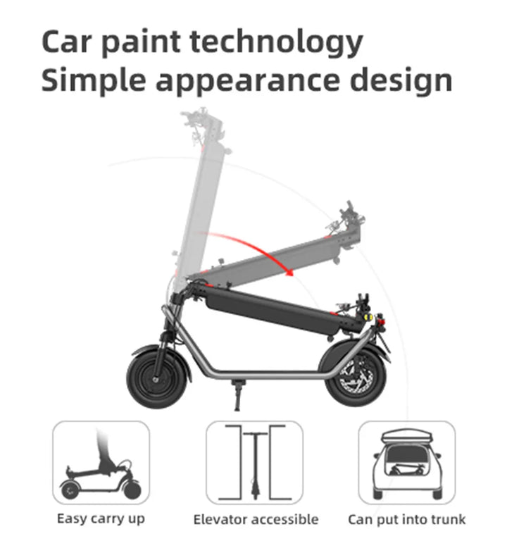 HX 13AH Electric Scooter Powerfull 450W 35KM/H Foldable Electric Kick E Scooter 10 Inch Smart Escooter for Adults