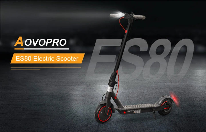 AOVOPRO ES80 M365 Electric Scooter 350W 31km/h APP Smart Adult Scooter Shock Absorption Anti-skid Folding Electric Scooter