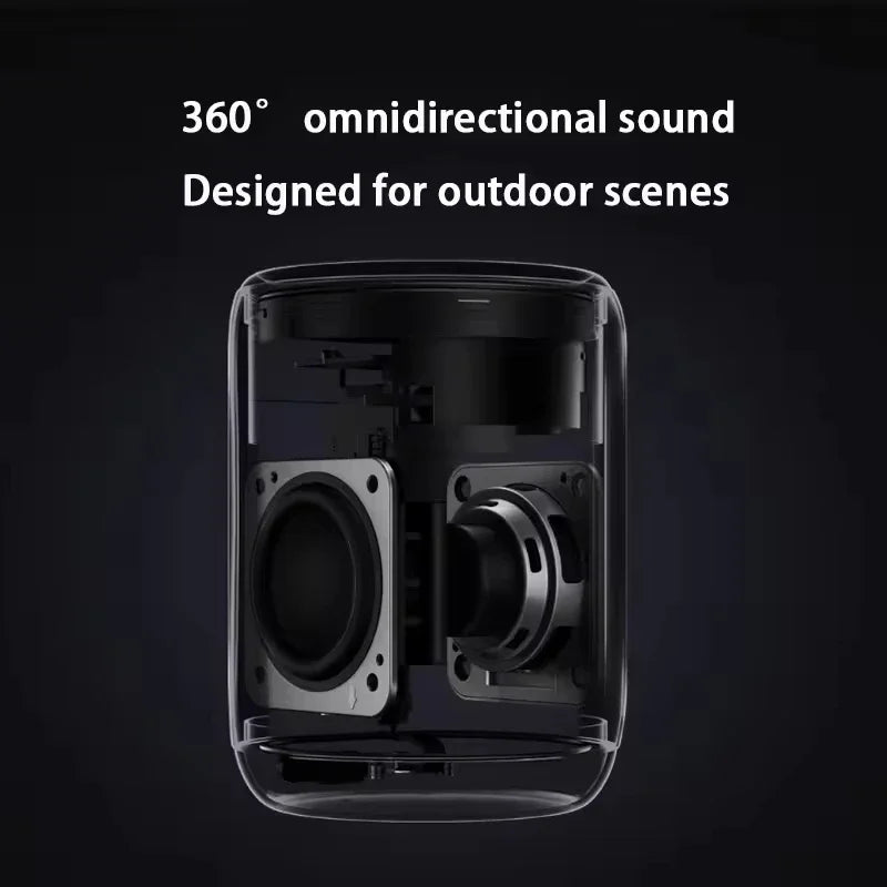 Xiaomi Speaker Bluetooth 5.3 Mini Portable Stereo Surround Wireless Speaker Outdoor Sound IP67 Waterproof App Smart Control