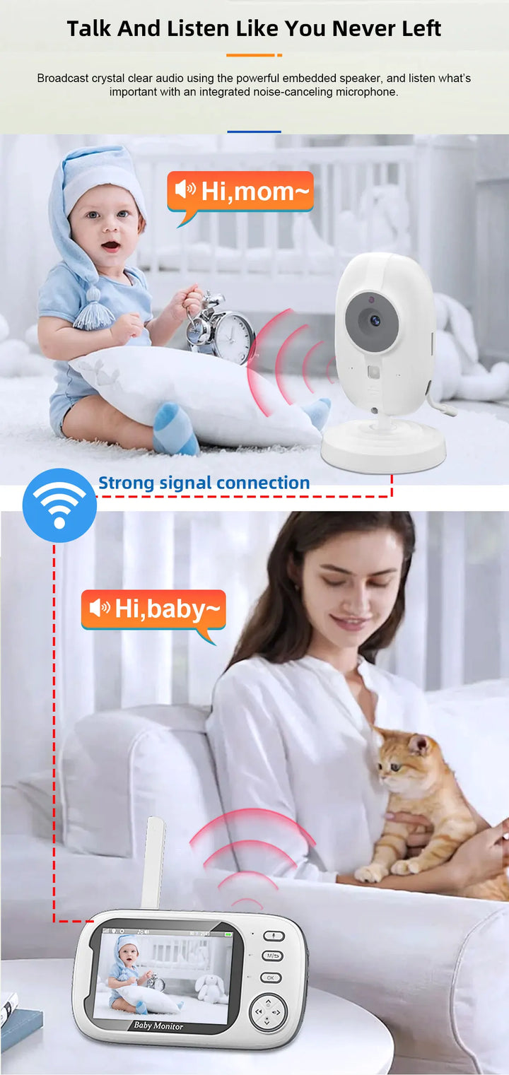 3.5" Video Baby Monitor