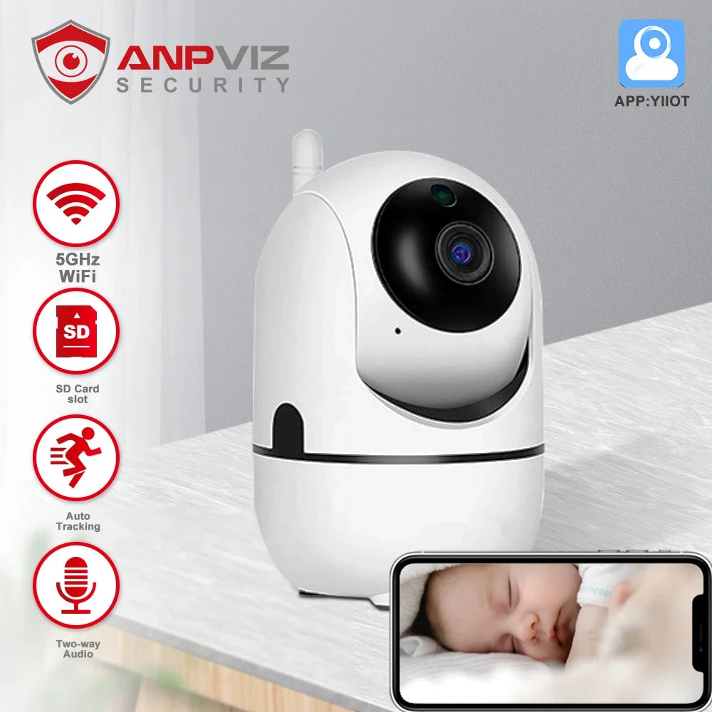 Anpviz 1080P Mini PTZ Indoor Security Camera