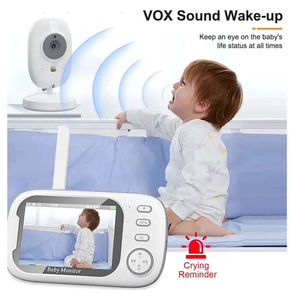 3.5" Video Baby Monitor