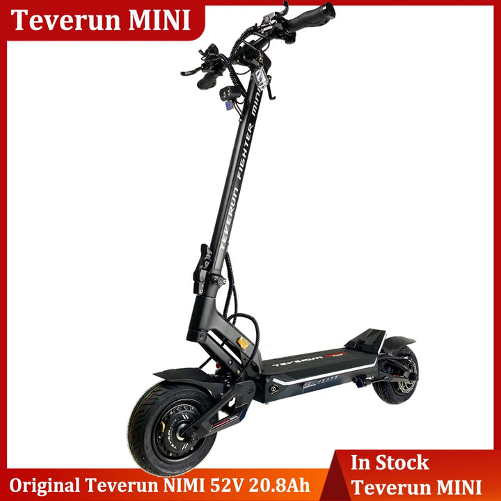 In Stock Teverun Fighter Mini 52V 20.8Ah Smart BMS APP Version Dual Motor 2*1000W Top Speed 60km/h Teverun Mini Scooter