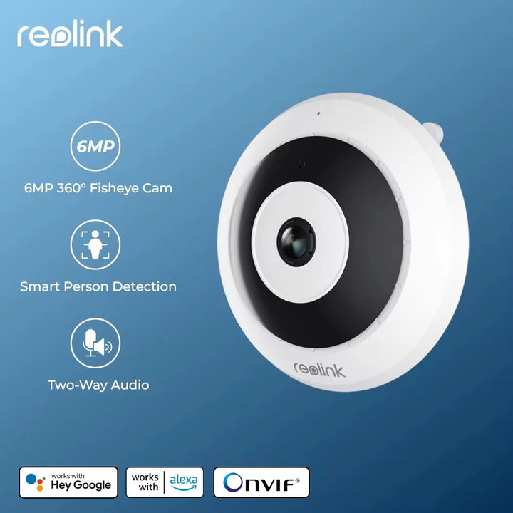 Reolink 6MP Fisheye-Sicherheitskamera