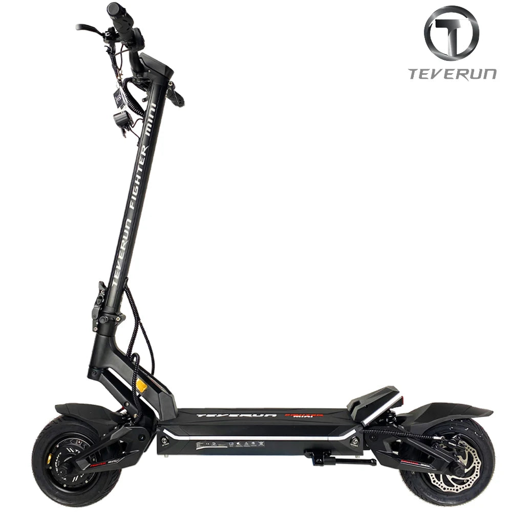 In Stock Teverun Fighter Mini 52V 20.8Ah Smart BMS APP Version Dual Motor 2*1000W Top Speed 60km/h Teverun Mini Scooter