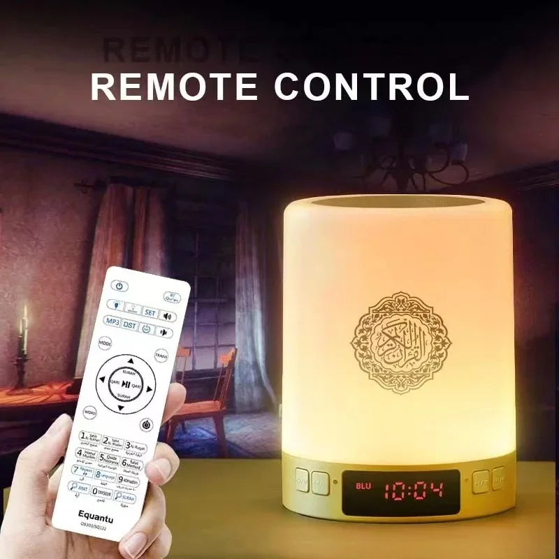 Soundage AZAN Islamic Quran Speaker Night light mp3 APP control Coran Player Quran lamp with 16G memory card veilleuse coranique