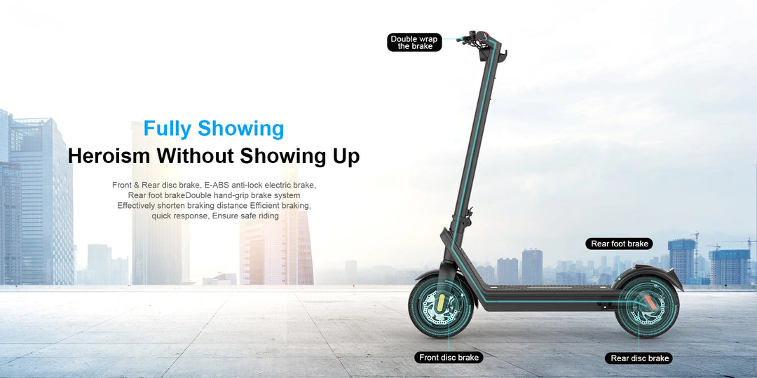 HX X9 15.6AH Electric Scooter 500W 40KM/H Foldable Electric Kick E Scooter 10 Inch Smart Escooter for Adults