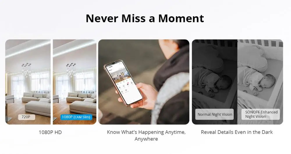SONOFF CAM Slim Wi-Fi Überwachungskamera