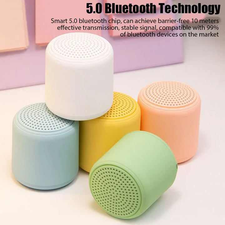 Original Bluetooth Speaker Portable Outdoor Loudspeaker Wireless Mini Column 3D Stereo Music Surround Bass Box Mic