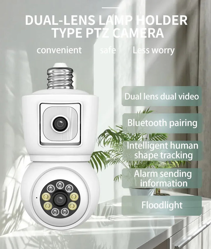 ICSEE 4K 8MP E27 WiFi Kamera