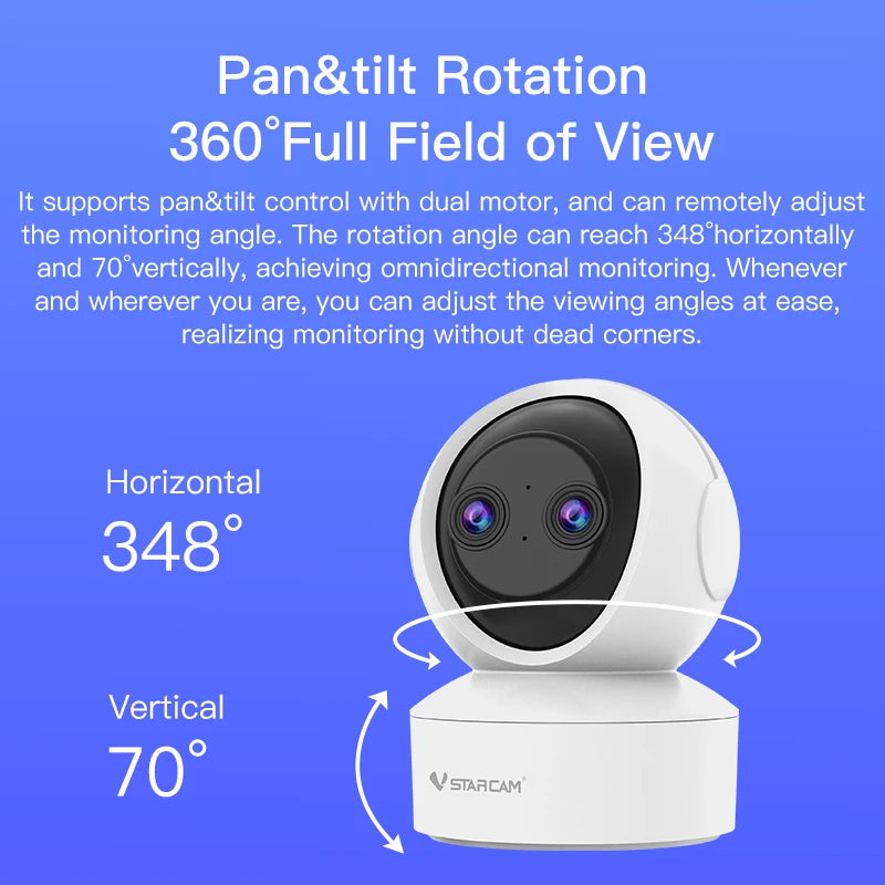 Vstarcam 3MP Dual Lens WiFi Kamera