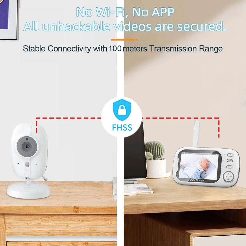 3.5" Video Baby Monitor