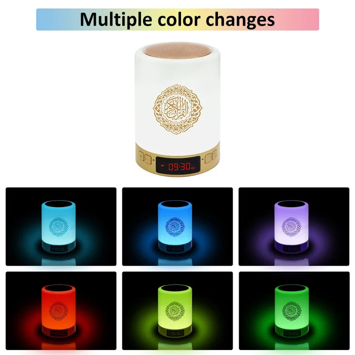 Soundage AZAN Islamic Quran Speaker Night light mp3 APP control Coran Player Quran lamp with 16G memory card veilleuse coranique