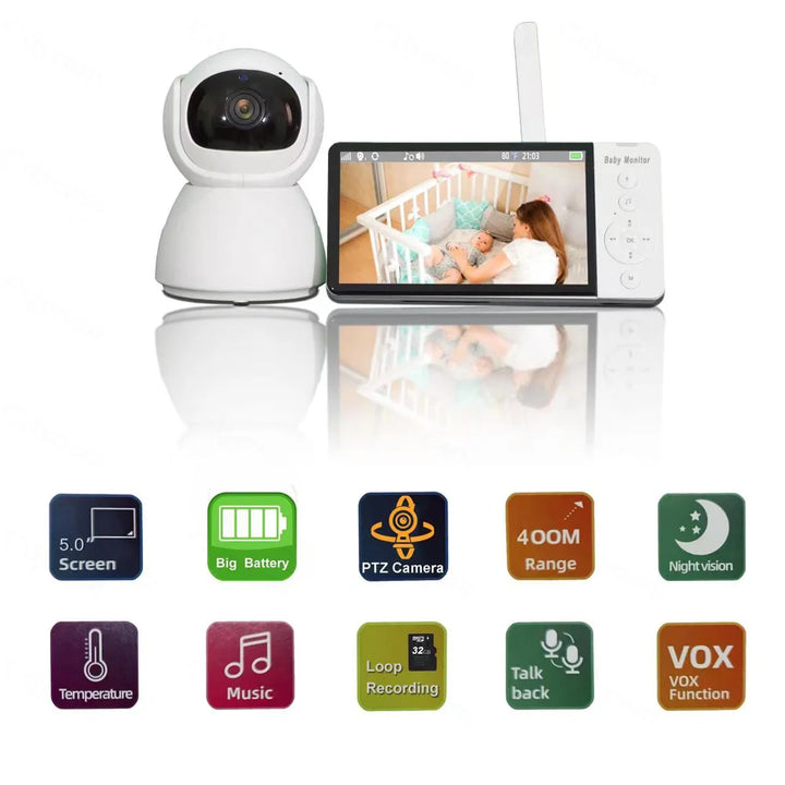 5-inch digital baby monitor