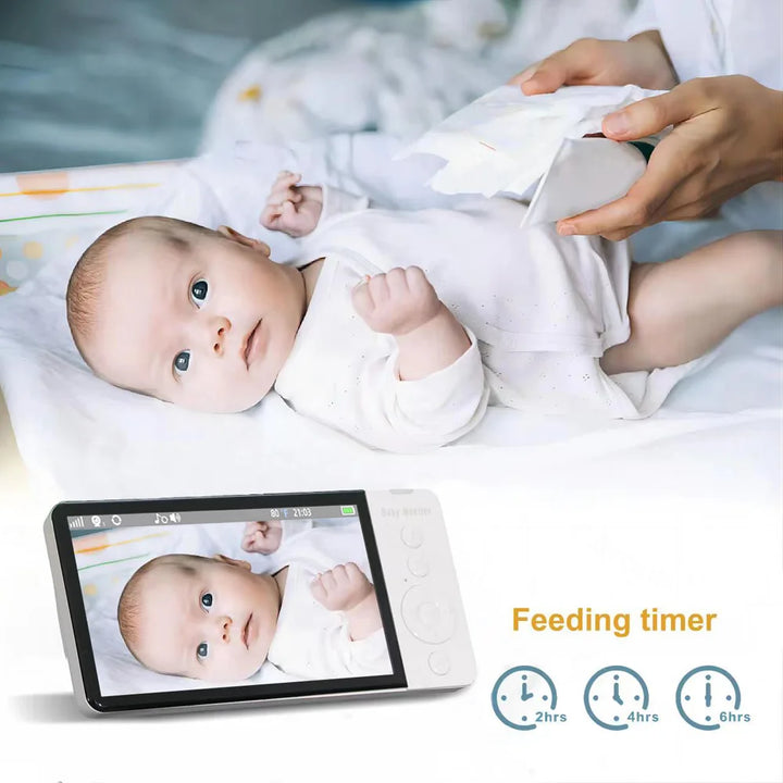 5-inch HD baby monitor with 1080P camera