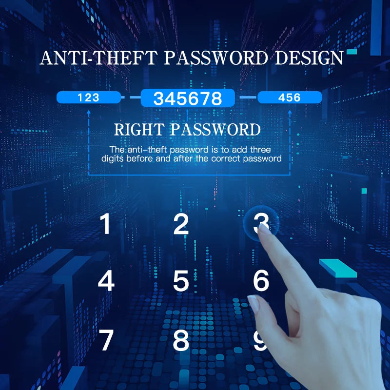 Electronic Smart Door Lock with Fingerprint and Password