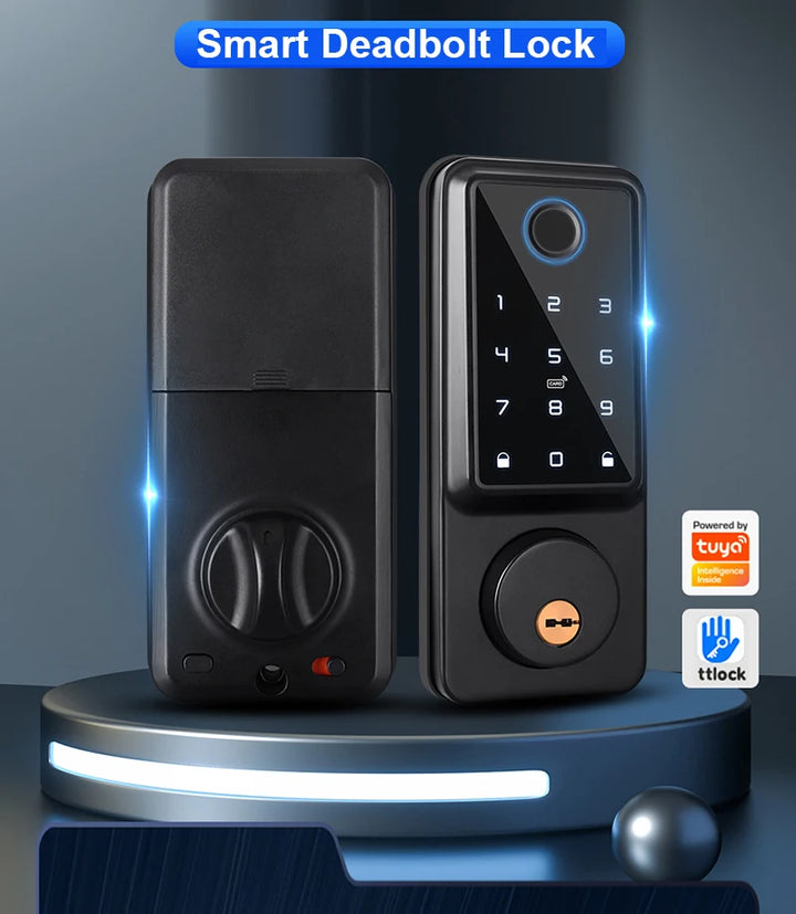 WiFi Smart Door Lock with Fingerprint Sensor and PIN Code*