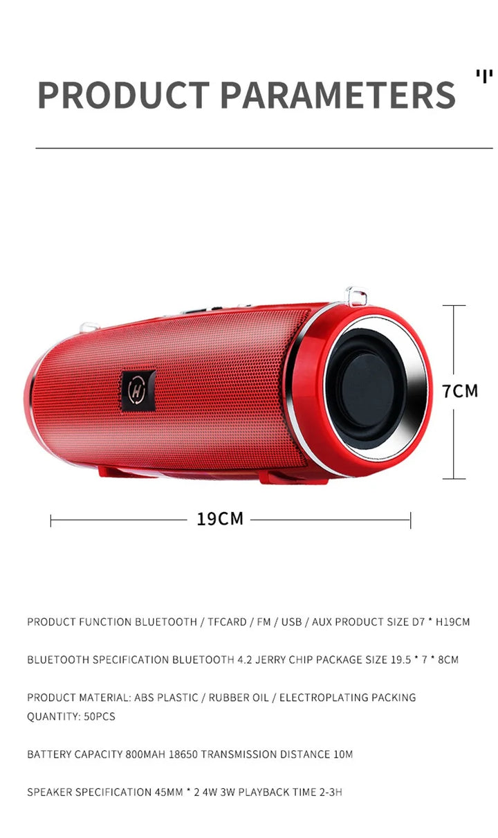 200W Outdoor Bluetooth Lautsprecher mit 3D Surround Sound