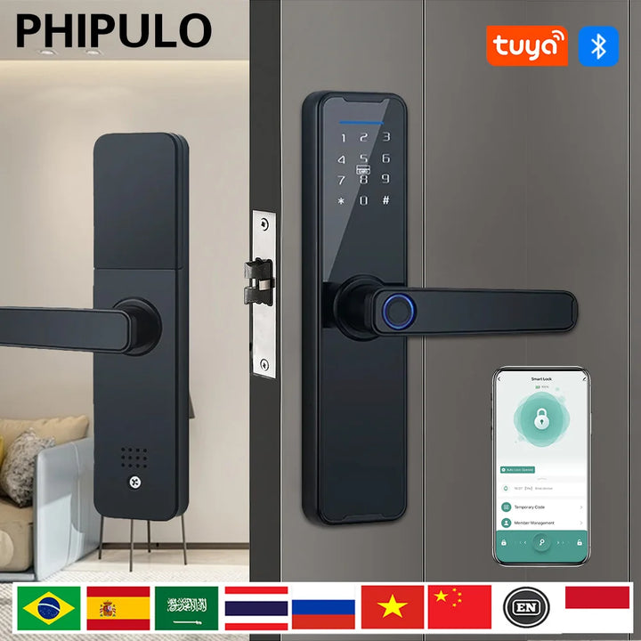 Electronic Smart Door Lock with Fingerprint and Password