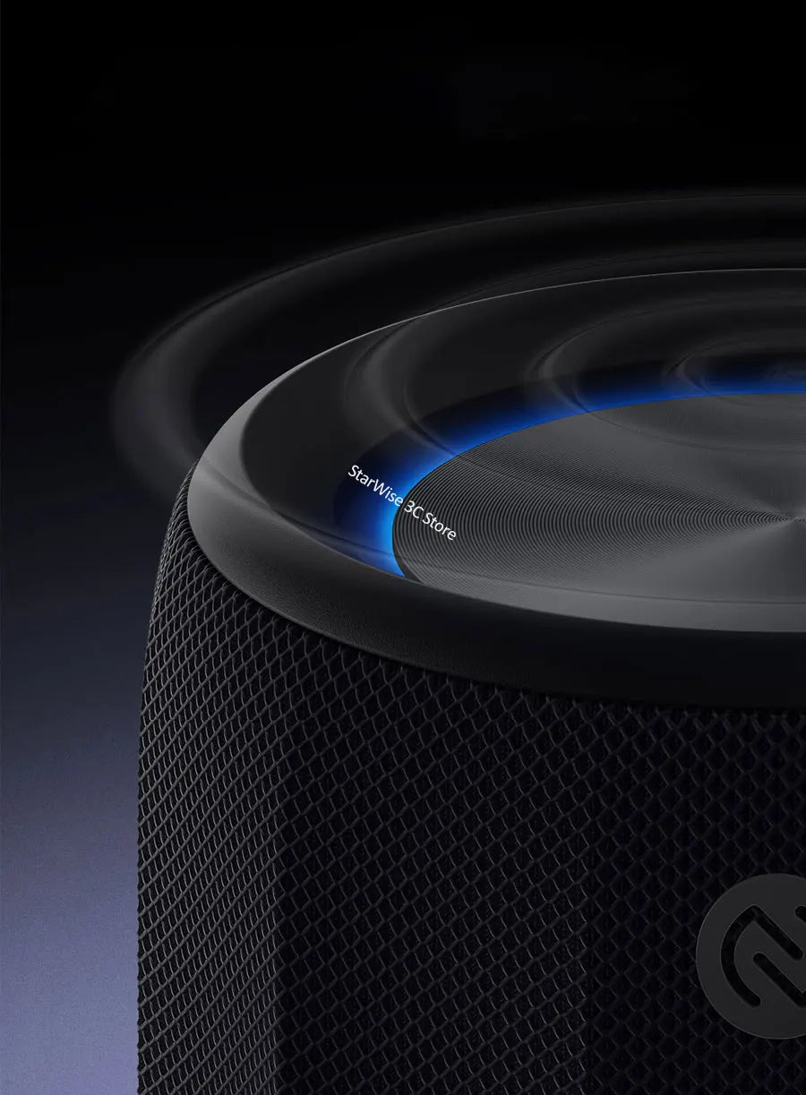 Xiaomi Speaker Bluetooth 5.3 Mini Portable Stereo Surround Wireless Speaker Outdoor Sound IP67 Waterproof App Smart Control