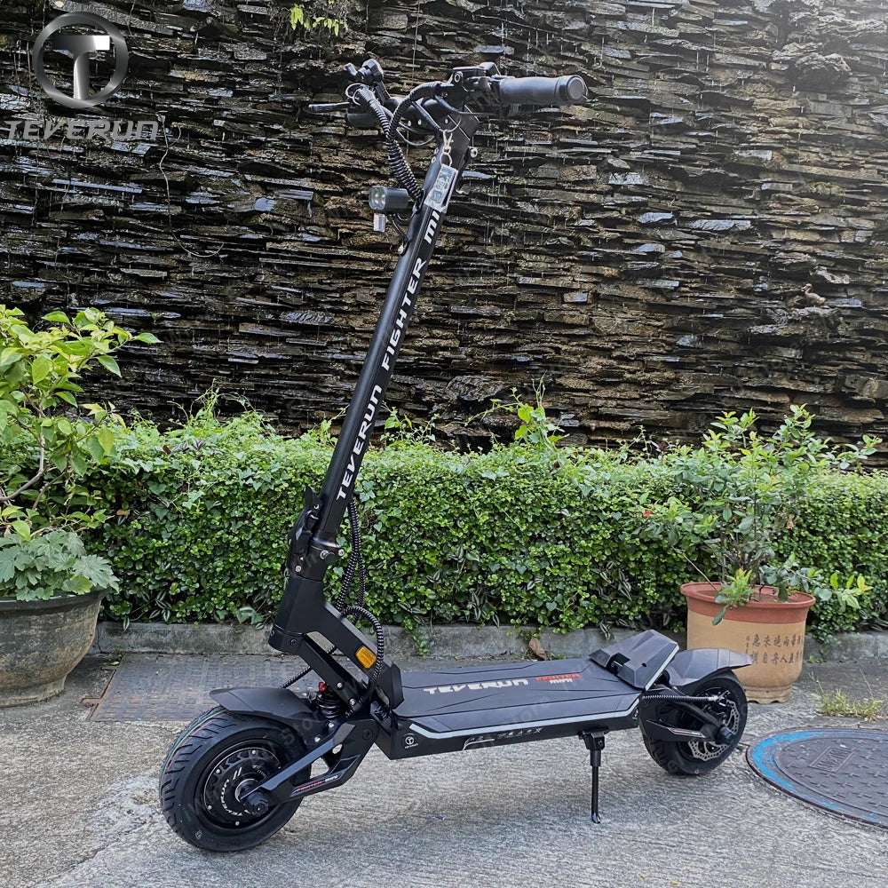 In Stock Teverun Fighter Mini 52V 20.8Ah Smart BMS APP Version Dual Motor 2*1000W Top Speed 60km/h Teverun Mini Scooter