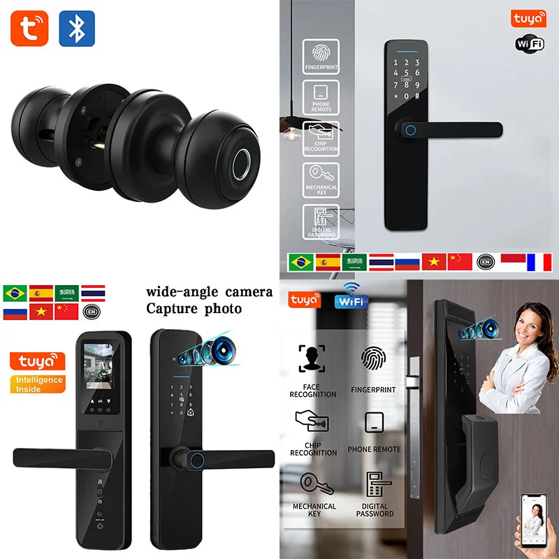 Electronic Smart Door Lock with Fingerprint and Password