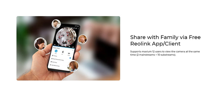 Reolink 6MP Fisheye-Sicherheitskamera