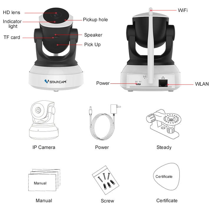 2MP WLAN Kamera