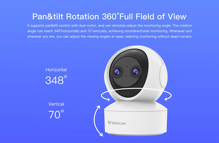 Vstarcam 3MP Dual Lens WiFi Kamera