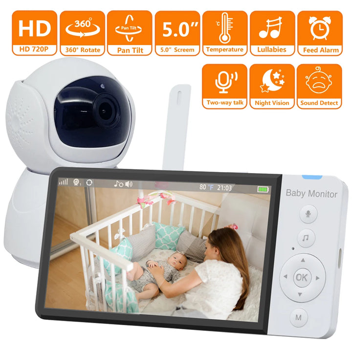 5-inch digital baby monitor