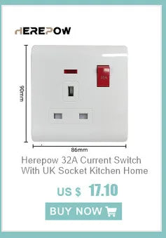 Herepow Automatic Pop Up Socket EU FR UK US Universal Standard Plug Adapter Type-c USB Bluetooth Audio Lift Smart Home Appliance