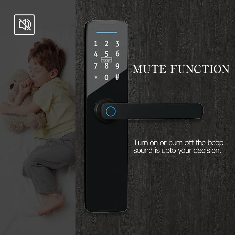 Electronic Smart Door Lock with Fingerprint and Password